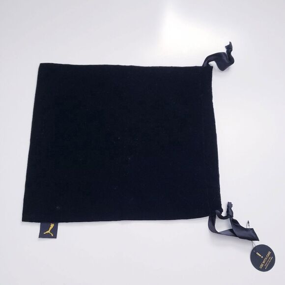 Fenty Black Velvet Drawstring Ribbon Bag - Picture 4 of 4